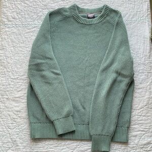 Lands' End Men's Sage Drifter Crewneck Sweater